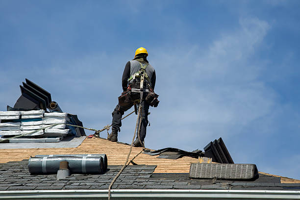 Professional Gutter Installation technician working in Fraziers Bottom, WV